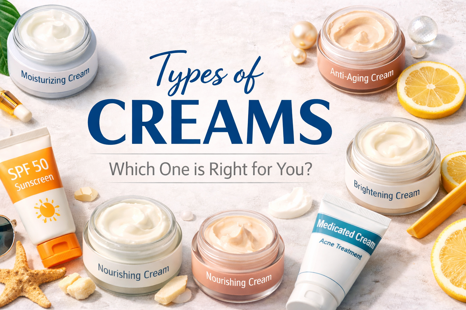 Types of Different Creams (And How to Choose the Right One)